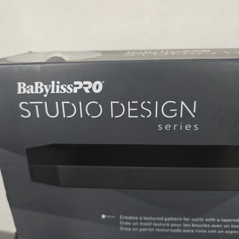 BaBylissPRO Studio Design Crimpcurl 1.25 Inch Pentagon Barrel Curling Iron Black